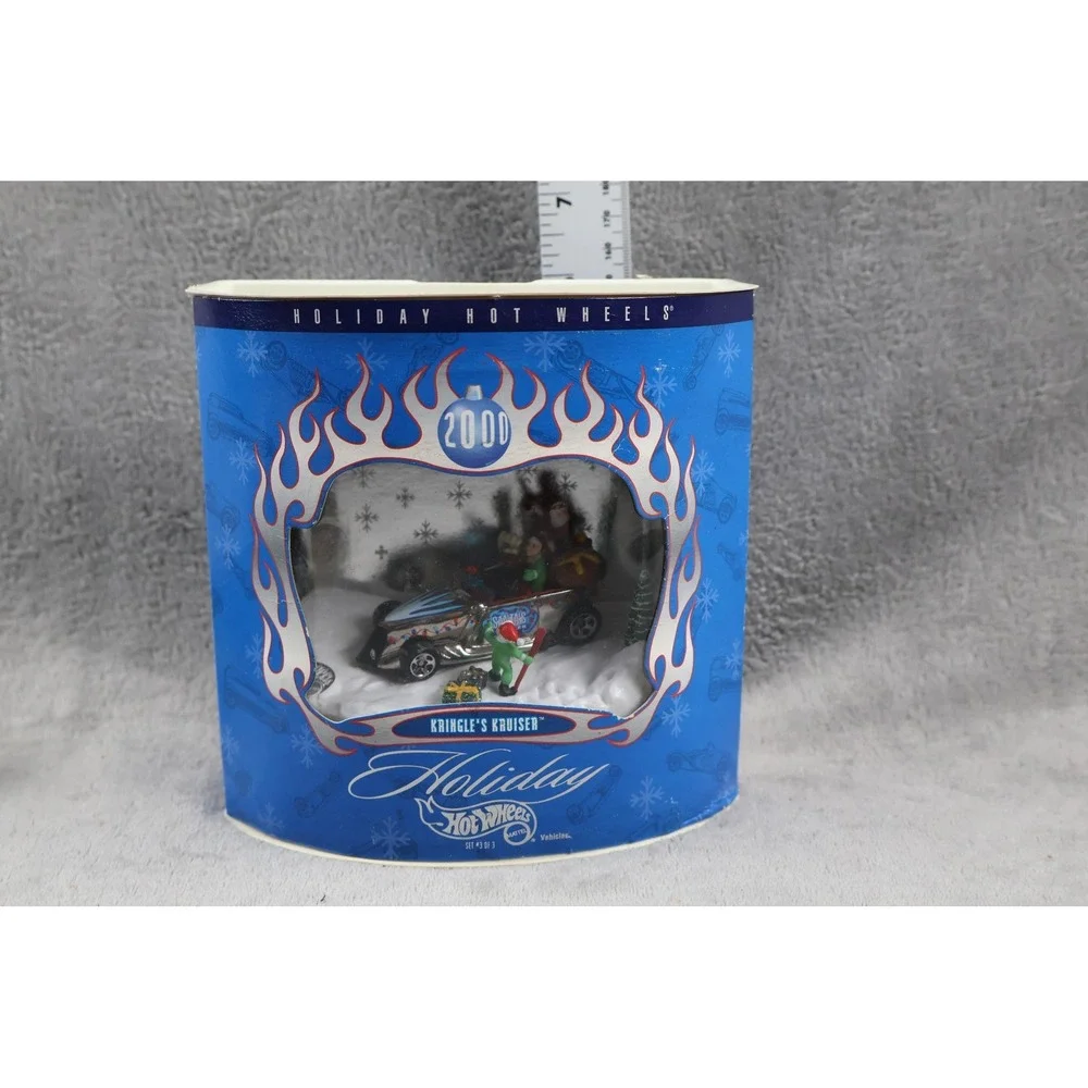 Vintage Hot Wheels Kringle's Kruiser Holiday 2000 Diecast‎ Car Silver Boxed